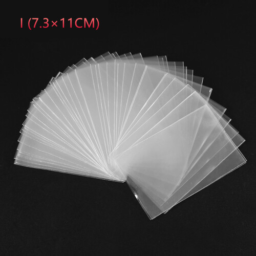 100Pcs/set Card Sleeves Transparent Top Loader Card-6.4x8.9CM 1