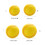 Relieve Stress Soft Solid Baseball Indoor Outdoor-White 7cm 3