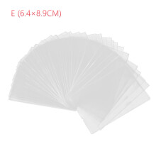 100Pcs/set Card Sleeves Transparent Top Loader Card-6.4x8.9CM