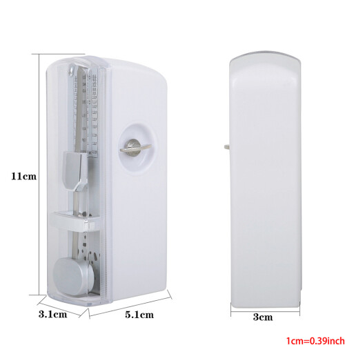 Guitar Metronome Mechanical Rhythm Pendulum Metronome for-white 2