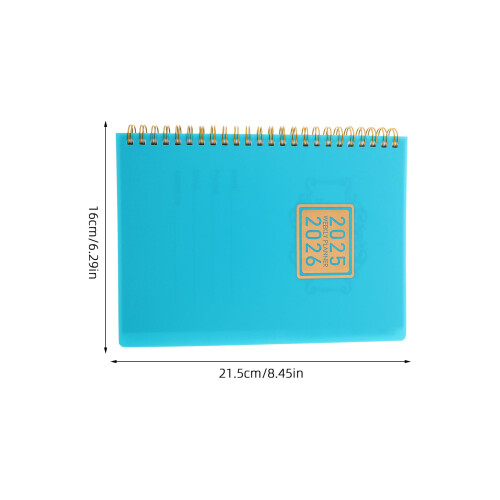 weekly diary planner: a5 date book 25.7-26.6 for schedule planning 2