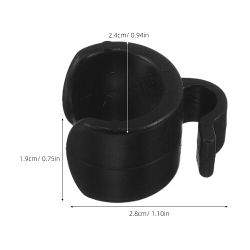 30Pièces Organisateurs Câbles Plastique Pour Micro Stand Et Diffusion 2