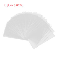 100Pcs/set Card Sleeves Transparent Top Loader- 4.4x6.8CM