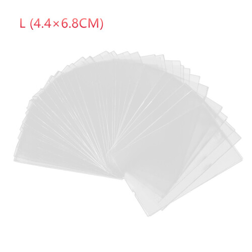 100Pcs/set Card Sleeves Transparent Top Loader- 4.4x6.8CM