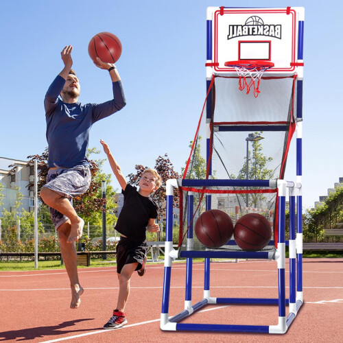 Basketball Hoop for Kids,Wall Mounted with Net-Shooting frame 1