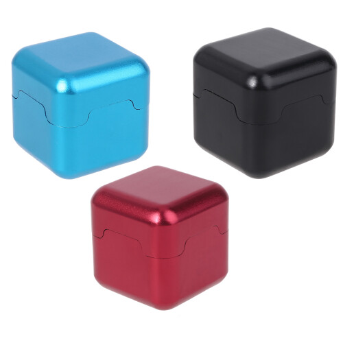 Aluminum Portable Mini Pool Cue Tip Chalk Holder for-Blue 1