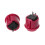Pack of 5  24mm Arcade Game Round Push Button Built-in-Black 4