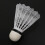 12pcs Windproof Badminton Plastic Shuttlecocks Light-White 7