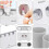 Toothbrush Holder for Bathroom Wall Mounted - Automatic Toothpaste Dispenser Squeezer Bathroom Organizer Accessories Sets 5