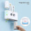 Toothbrush Holder for Bathroom Wall Mounted - Automatic Toothpaste Dispenser Squeezer Bathroom Organizer Accessories Sets 8