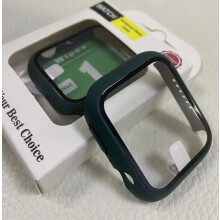 (Deep Green, For Apple Watch 40mm) For iPhone Watch Luxury Protection Case Cover Watch Shell Skin Screen Protector