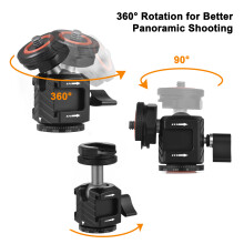 Multifunktionaler Mini-Kugelkopf, 360 drehbar,