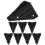 8 pcs plastic speaker corner guards for amplifier, easy to install 1