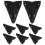 8 pcs plastic speaker corner guards for amplifier, easy to install 11