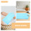 4pcs 12.2x6.2" plastic non-slip portable laundry washboard 7