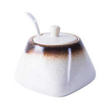 ceramic sugar bowl salt pot pepper storage jar for kitchen