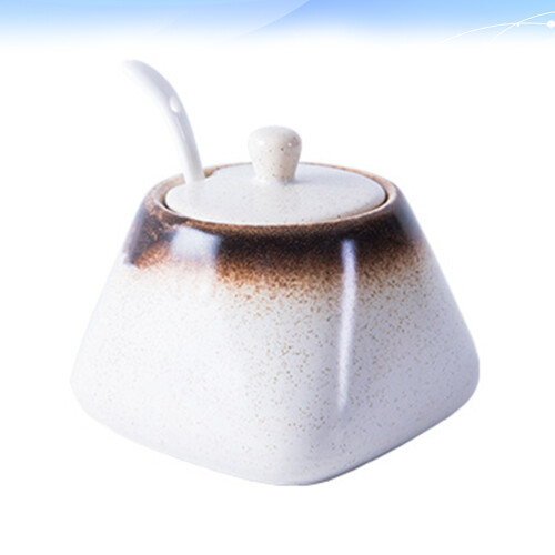 ceramic sugar bowl salt pot pepper storage jar for kitchen 2