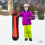 3-Piece Fold-Up Snow Scooter Set for Outdoor Activities 8