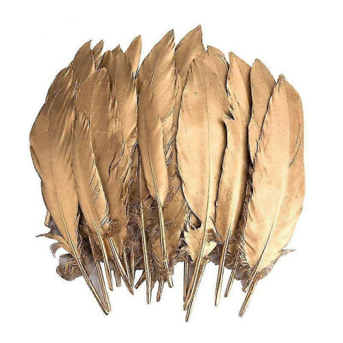 Gold Feathers for Crafts