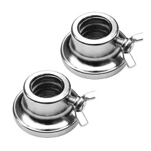 Barbell Clip 1 Inch Cast Iron Barbell Clamp, 1 Pair Non-Slip Dumbbell Collars For 1 Inch Bars Weight Lifting