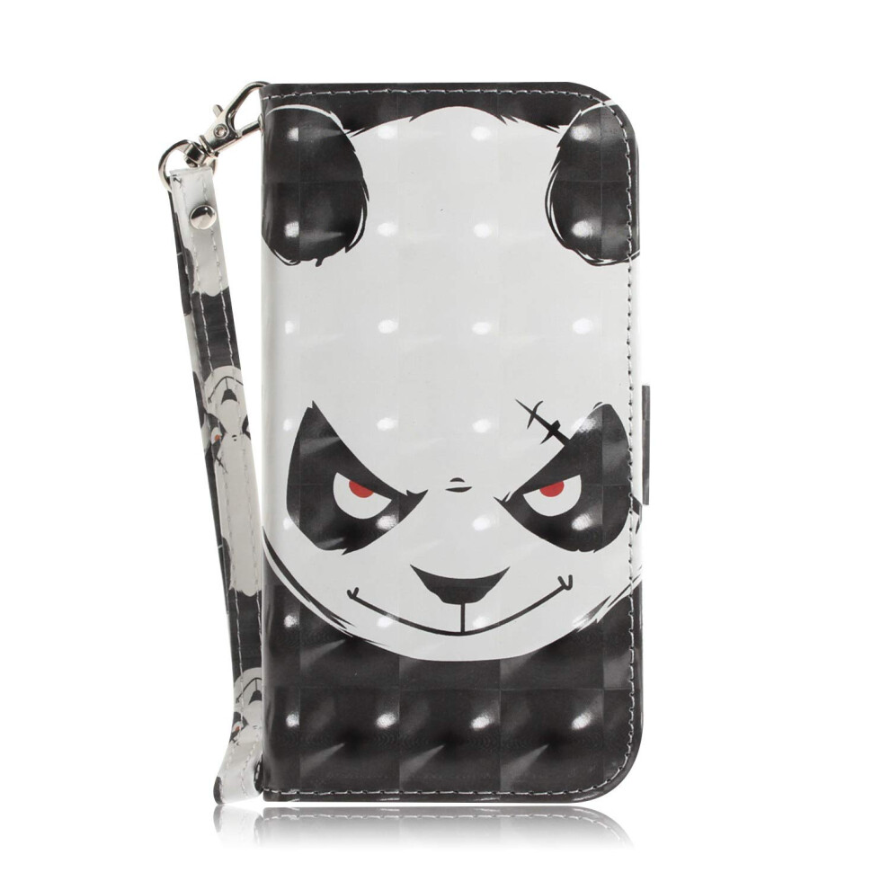 Case Pu Leather Wallet Flip Card Holder Magnetic Clasp Kickstand Panda For Moto Edge 40 9084446984156