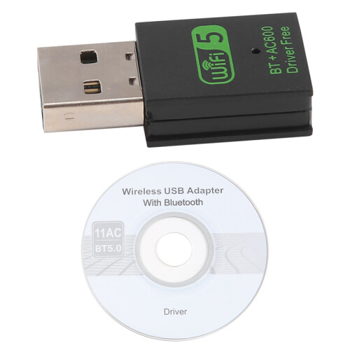 USB-WLAN-Bluetooth-Adapter, 600 Mbit/s Dualband-Netzwerkempfänger 2