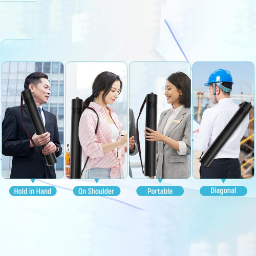 Extendable Poster Tubes Waterproof Telescoping Document Tube Maps Blueprints Sketches Prints Lightproof Case 2