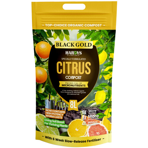 Premium Citrus Compost Worm Cast Potting Soil 8L