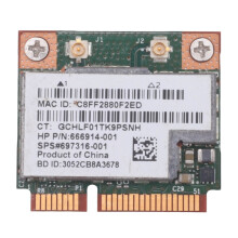 Dualband BCM943228HMB 802.11A/B/G 300Mbps Wireless-Karte Bluetooth