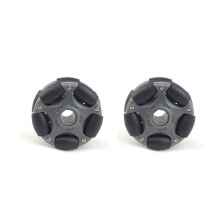 2 Stück 58 mm Kunststoff Omni-Rad für Roboter-Kit Servomotor 14135