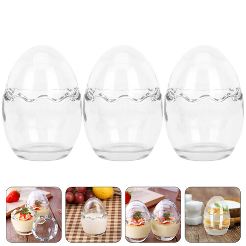 3St Glazen Eierpuddingcontainers Voor En Dessert Thuis 2