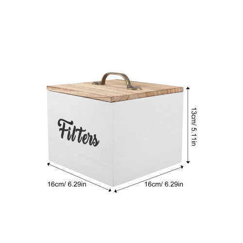 wooden stackable box with lid for organizing small home office items 1