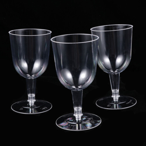 6pcs wine glasses 160ml reusable for parties weddings 2