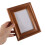 solid wood rustic photo frame light brown 5 inch for home office 4