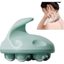 Hand Held Massager, Full Body Massage Tool with Roller Ball Massager Manual 360-degree-roller