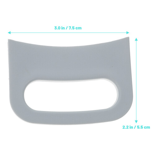 1Set Dark Grey PP Pan Handle Insulated Anti-Scald Comfortable Grip 1
