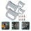 1Set Dark Grey PP Pan Handle Insulated Anti-Scald Comfortable Grip 3