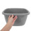 2pcs plastic wash basin, multi-functional laundry and foot soaking tub 4
