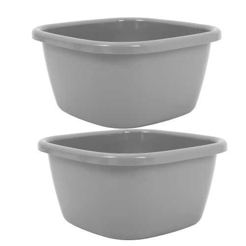 2pcs plastic wash basin, multi-functional laundry and foot soaking tub