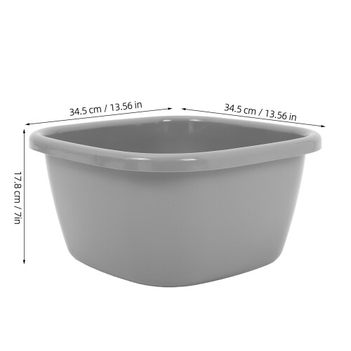 2pcs plastic wash basin, multi-functional laundry and foot soaking tub 1