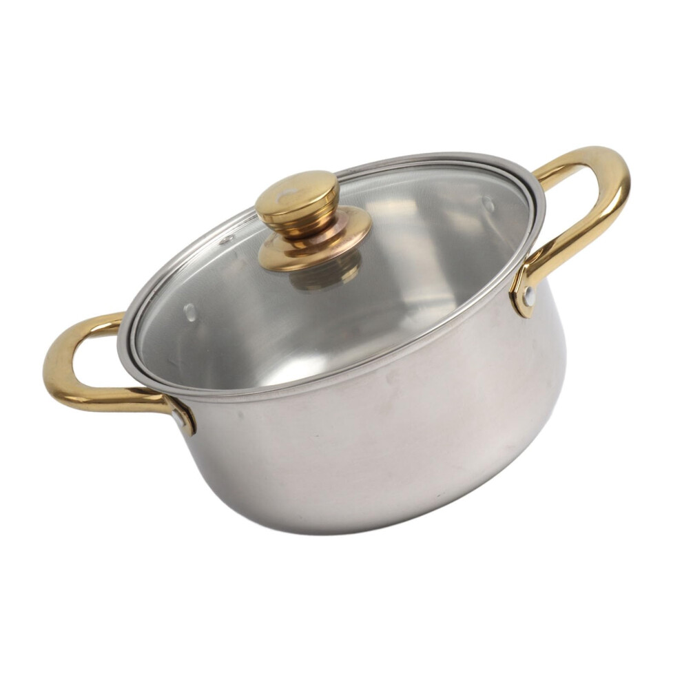 Stainless Steel Pots Set, Golden Finish, Kitchen Cookware For Boiling-image-OPC-PKKZX2T-NEW