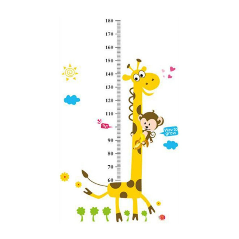 Height Measuring Chart Removable Wall Decal Growth Chart For Kids Nursery Baby Room Decor Sticker