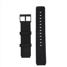 Sport Uhren Armband für Weiches Silikon Mi Schwarz