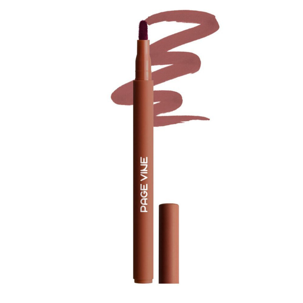 (Type#5) Page Vine Velvet Lip Liner Best Selling Waterproof Non-stick Cup Lip Pen Makeup-image-OPC-PKM26HY-NEW