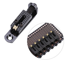 3 Stück Metall Gitarre Brücke, 3 cm verstellbar, schwarze Saiten-Zubehör