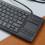 80 tasten USB Kabelgebundene Tastatur Ultra Dünne Mini Compact Touch 7