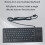 80 tasten USB Kabelgebundene Tastatur Ultra Dünne Mini Compact Touch 3
