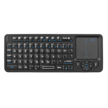 Mini-Bluetooth-Tastatur, kabellose Tastatur mit Hintergrundbeleuchtung und IR-Lernfunktion