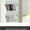 Vinyl Hanging Bathroom Storage Rack - Shelf Butterfly Large 7