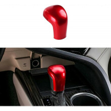 Accessories Auto Gear Shift Knob Cover Trim Cap Protector Interior Decoration Sticker Sport Style - Red